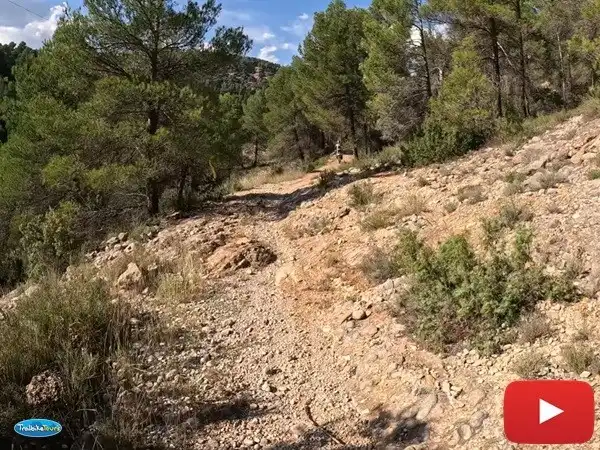 Después de comer, un sendero estrecho y rocoso