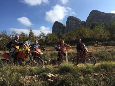 Offroad motorbike tour with Trailbiketours